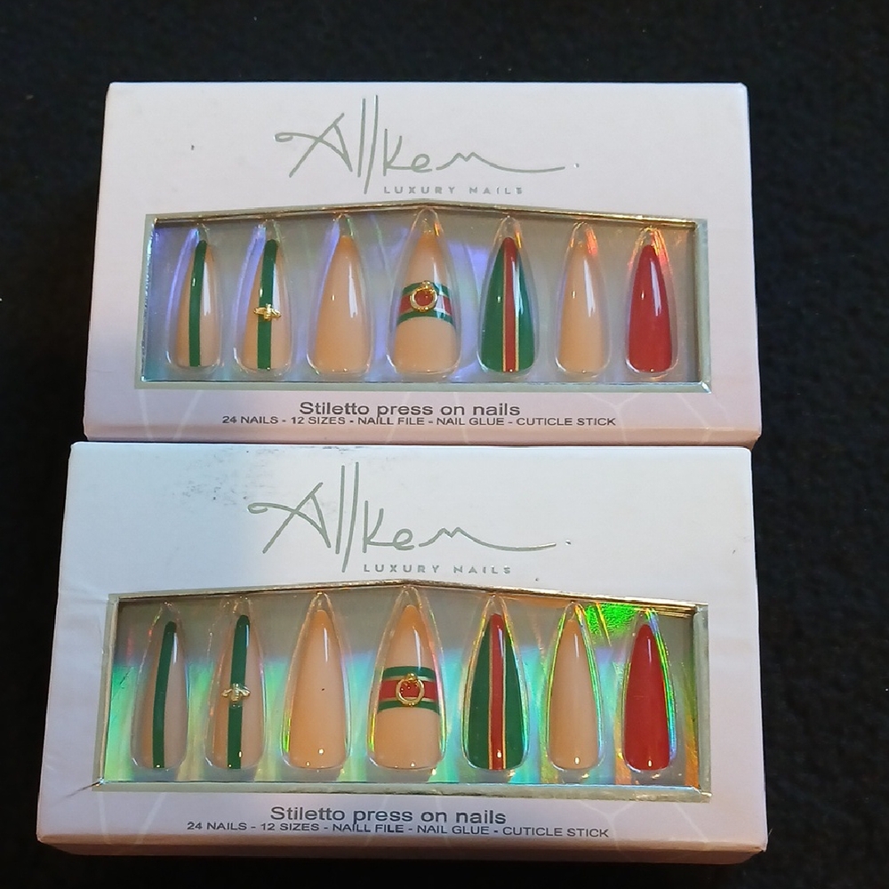 Alkem Stiletto Press On Nails Set  2pks.